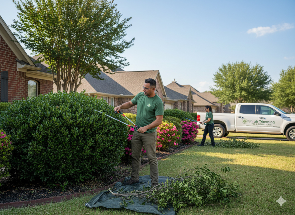 Shrub trimming and care
